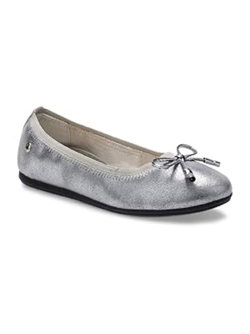 Size 1 Youth Hush Puppies Metallic Kids Dress Shoes